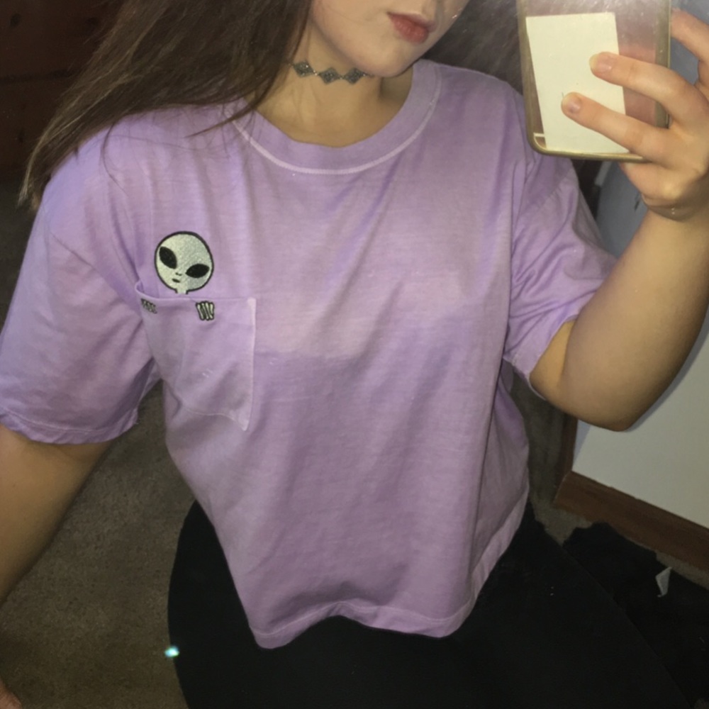 ON SALE Lavender Alien Shirt